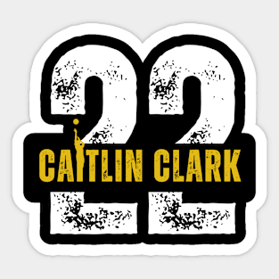 caitlin clark 22 Sticker